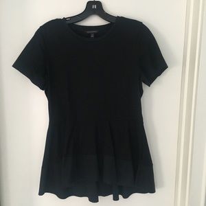 Banana Republic Black Peplum T-Shirt